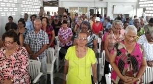Enkele senioren burgers van de BBGO. Foto: Suriname Herald