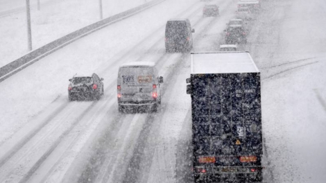 Landen zuchten onder het winterweer