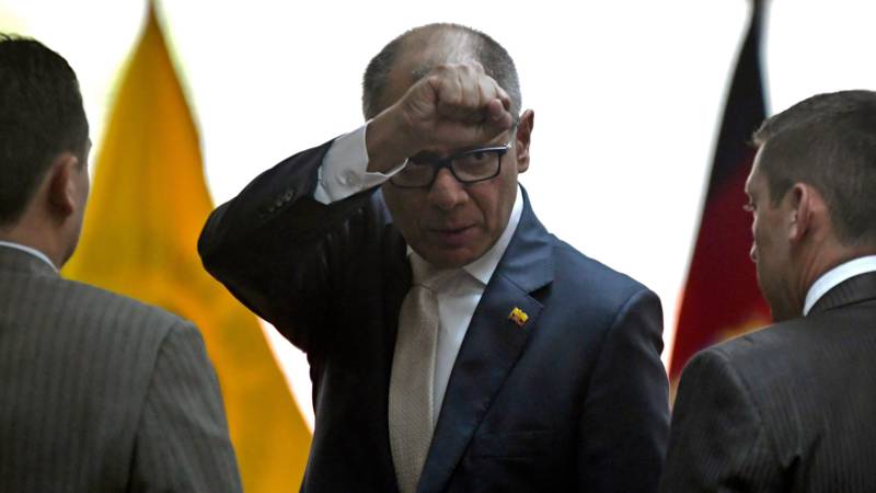 Vicepresident Ecuador veroordeeld tot 6 jaar cel vanwege corruptie