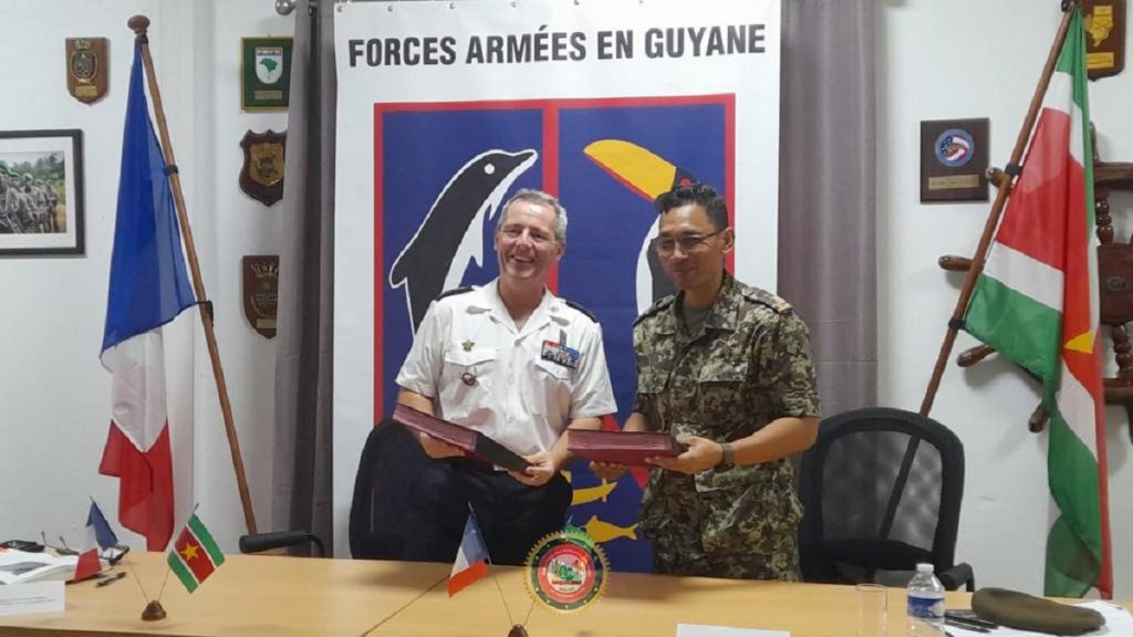 Suriname en Frans-Guyana zetten legersamenwerking voort