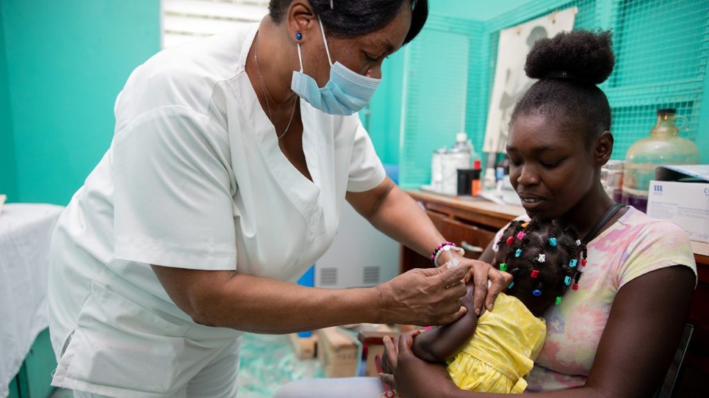 Achterstand in kindervaccinatie vanwege covid-pandemie