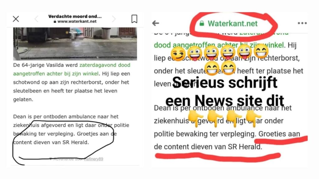 Waterkant.Net verliest verzetzaak tegen Suriname Herald