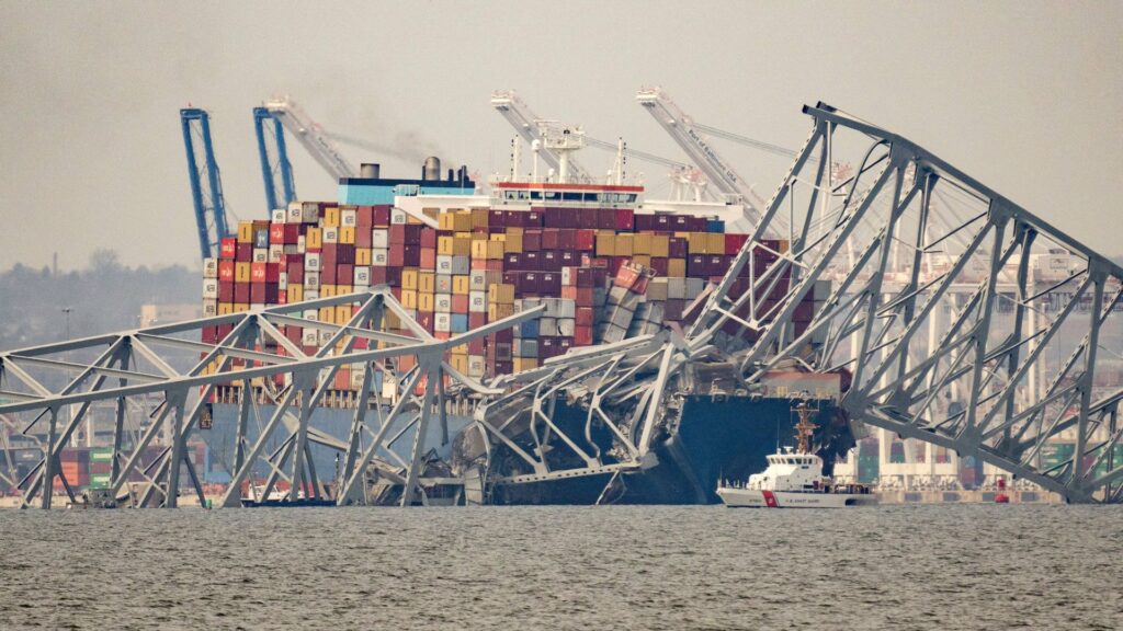 Vijfde lichaam gevonden na instorten brug Baltimore, nog één wegwerker vermist