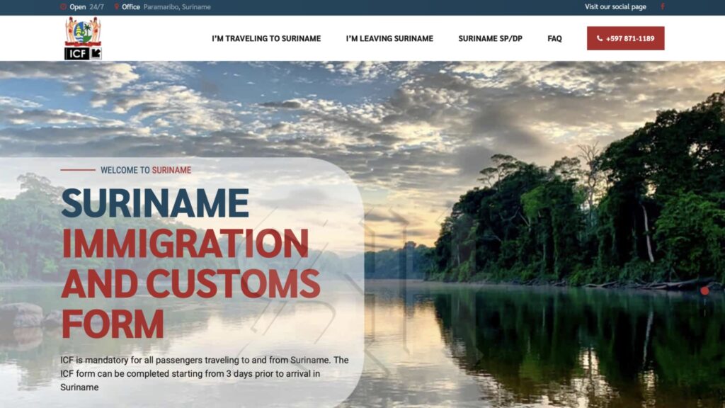 Paper forms a thing of the past: Suriname introduces digital ICF to enhance travel convenience and security