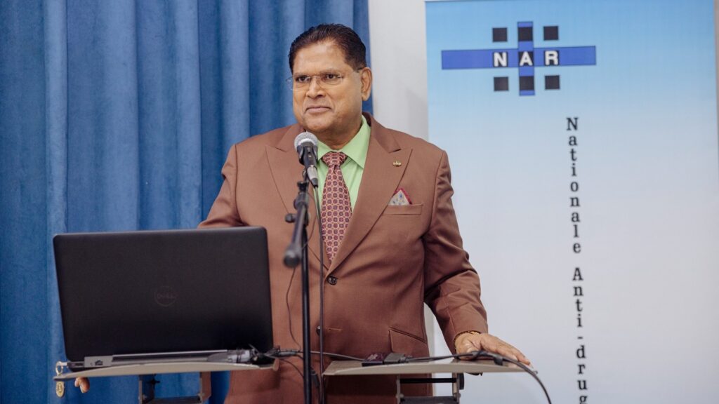 President Santokhi: “Drug-related issues are a health matter, not a criminal problem”