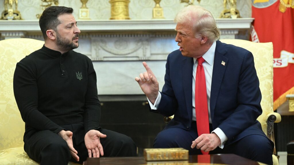 Bezoek Zelensky aan Trump vroegtijdig beëindigd na felle woordenwisseling
